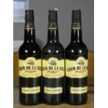 9 bottles of Casco de la Cruz sherry by Pedro Ximenez