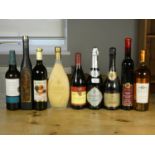 Edition Pieroth Bor Forr's, Edition Pieroth Meisters Cuvee and 7 various bottles of alcohol