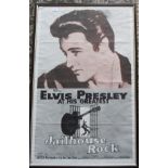 A Double-Royal film poster, "Elvis Presley At His Greatest", produced for "Jailhouse Rock", framed &