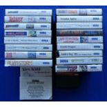 A collection of seventeen boxed Sega Master System games titles to include, Mortal Kombat,