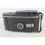 A Polaroid Land Camera Model 110A Grey Model with Original Leather Case - Vintage Condition