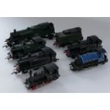 A collection of six locomotives to include- a Hornby C.R 270, Tri-ang B.R 82004 (R.59),