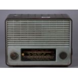 A Cambridge Bakelite radio, model ref No 690310