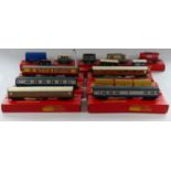 A collection of boxed model railway models to include Tri-ang and Hornsby Railway, L.N.E.R Full