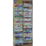 A collection of sixty cased Spectrum cassette games. Software Houses to include Firebird, Bulldog,