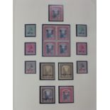 A Bahamas album, to include Victoria set of eight, 1d to £1, Edward VII, set of 10, 1d to £1 (2 x