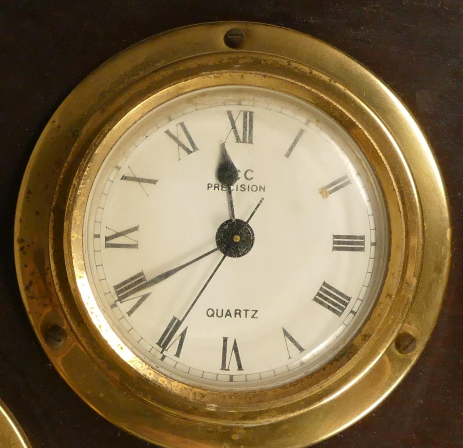 A FCC, precision, a combination thermometer, quartz clock, barometer, humidity bulk head - Image 3 of 5