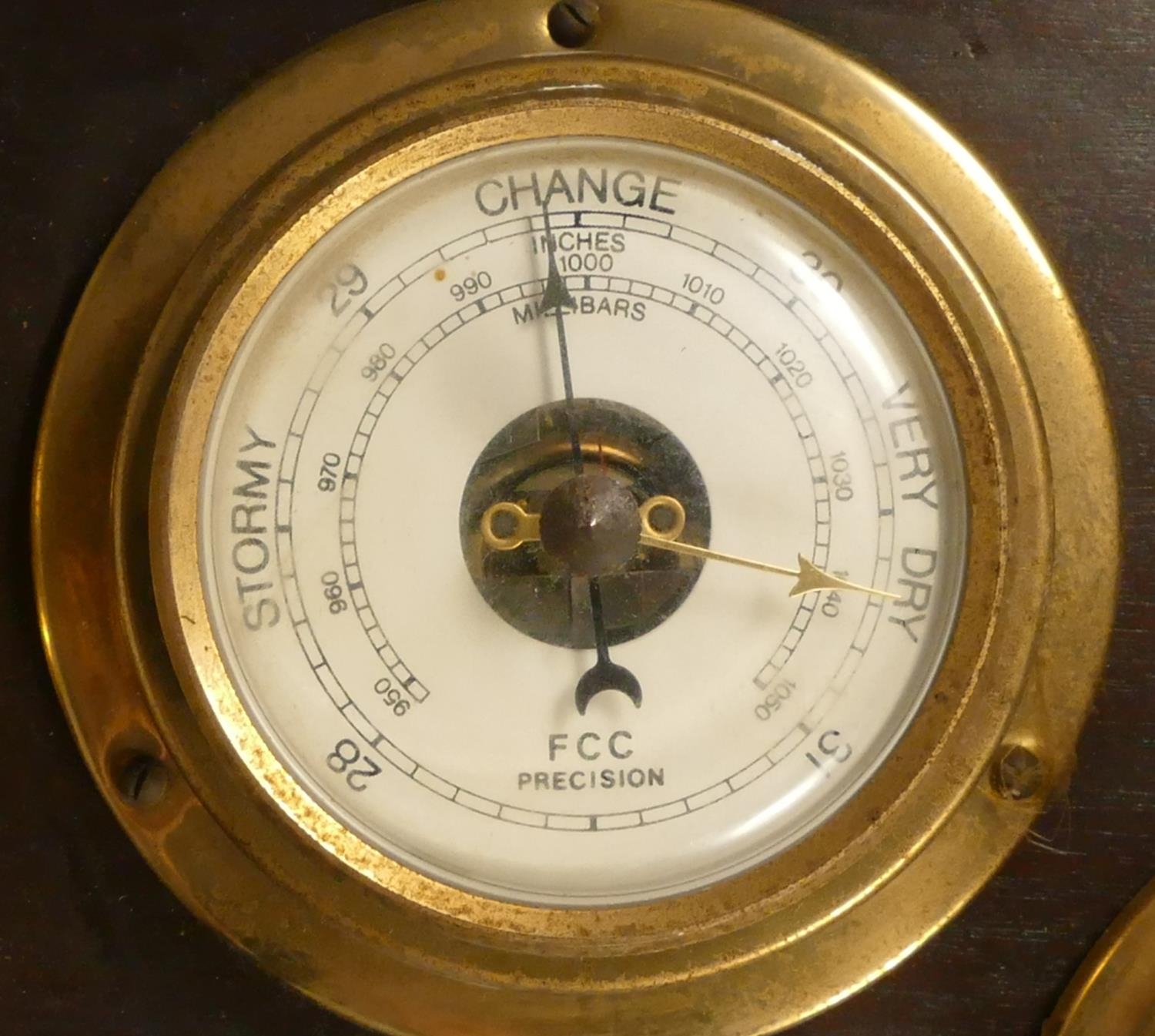 A FCC, precision, a combination thermometer, quartz clock, barometer, humidity bulk head - Image 4 of 5