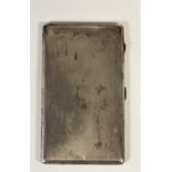 A silver cigarette case, Birmingham 1942, 6oz