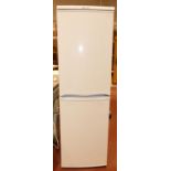 A Hotpoint freestanding fridge freezer, model RFA52, 175 cm tall, 54 cm wide.