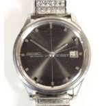 Seiko Sealion Selfdater M55, a stainless steel 24 jewel automatic date gentleman's wristwatch, 36mm.