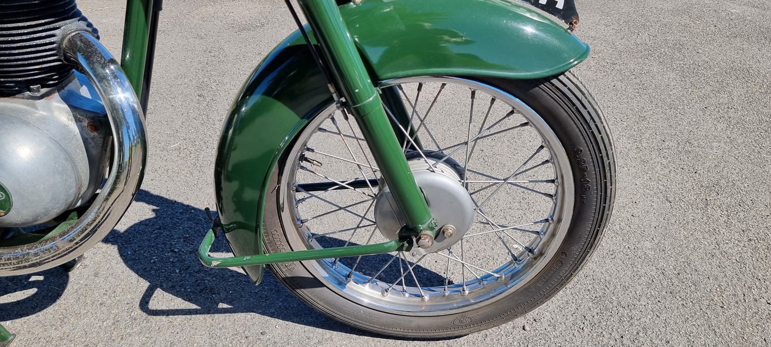 1960 Francis Barnett Falcon 87, 199cc. Registration number BGS 727A. Frame number BF 89027. Engine - Image 7 of 15