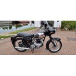 1958 BSA A10 Gold Flash, 650cc. Registration number VSL 499 (non transferrable). Frame number