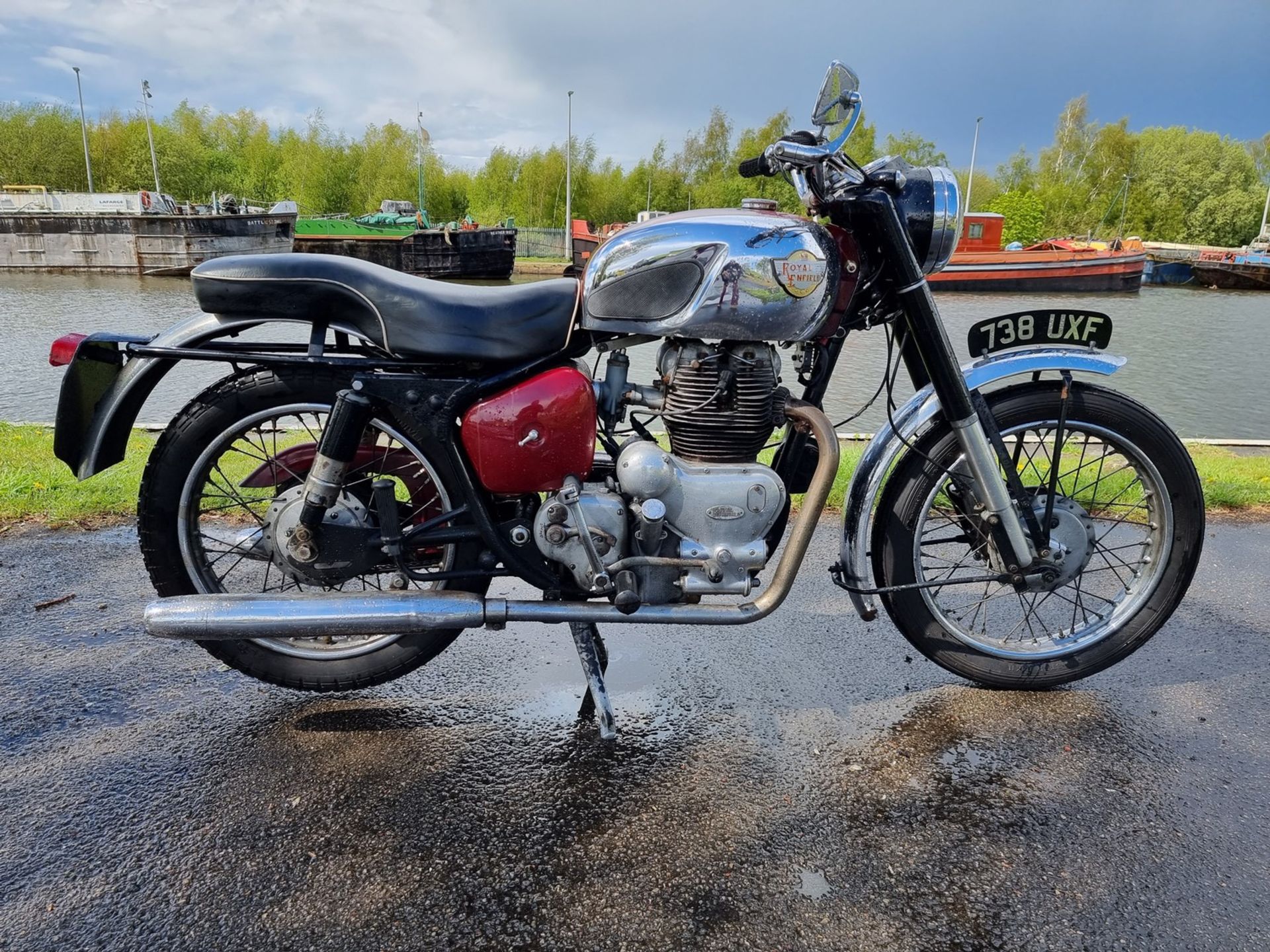 1958 Royal Enfield Constellation, 693 cc. Registration number 738 UXF (non transferrable). Frame