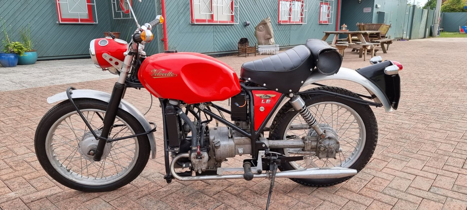 1957 Velocette LE, 200cc. Registration number 412 XUE (non transferrable). Frame number 200/4399/ - Image 2 of 14