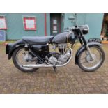 1956 AJS 16M, 350cc. Registration number KFV 338. Frame number A38236. Engine number 56/16MS