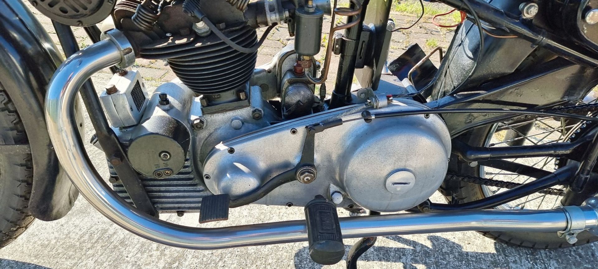 1938 Benelli M37 250 TNE, 248cc. Registration number 741 XUN. Frame number 25-10352. Engine number - Image 9 of 15