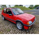 1990 Peugeot 205 1.9 GTI, 1905cc. Registration number G162 EBG. Chassis number VF320CD6223609065.