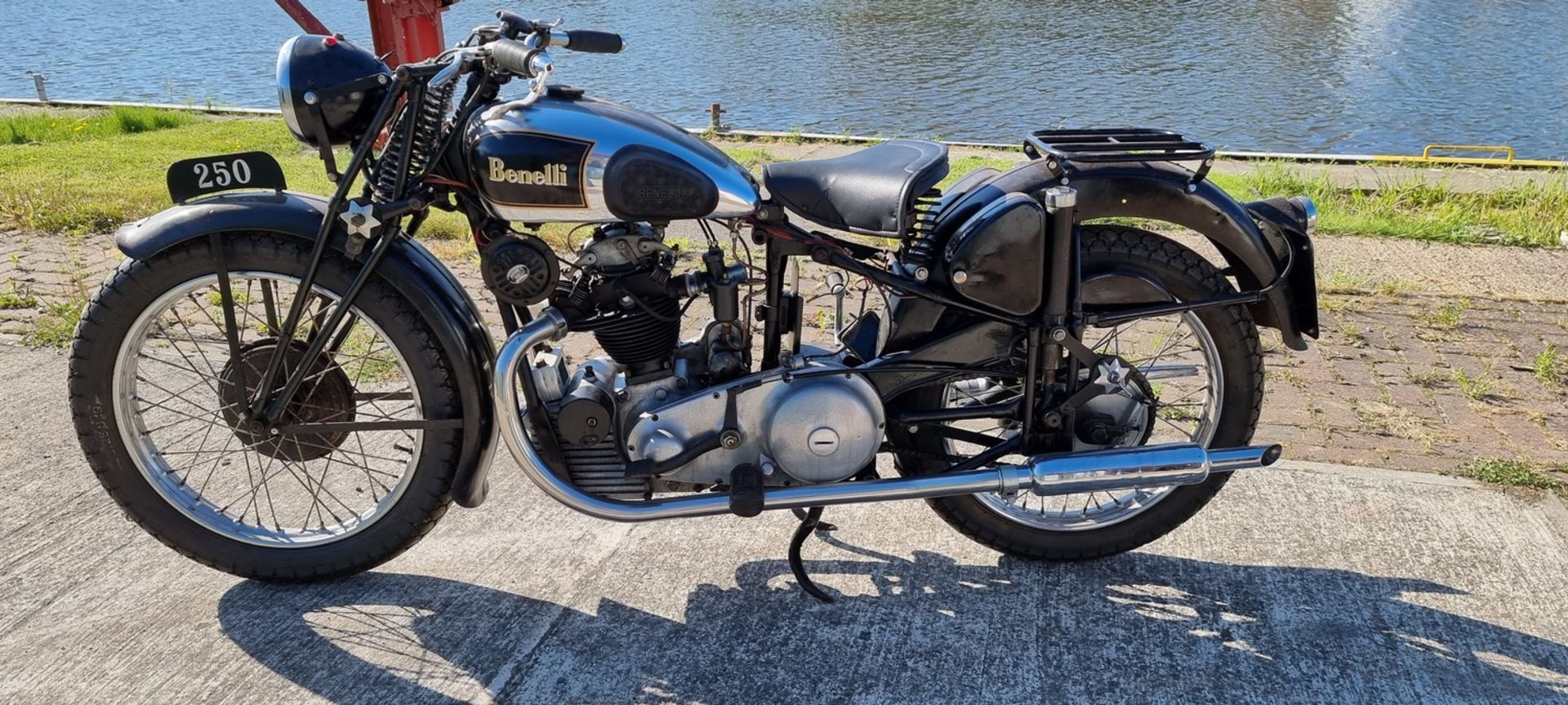 1938 Benelli M37 250 TNE, 248cc. Registration number 741 XUN. Frame number 25-10352. Engine number - Image 2 of 15