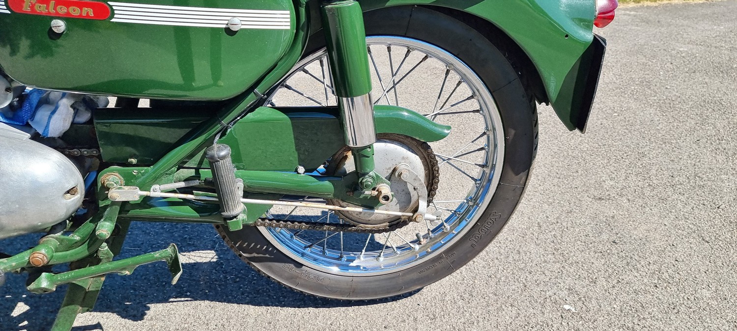 1960 Francis Barnett Falcon 87, 199cc. Registration number BGS 727A. Frame number BF 89027. Engine - Image 10 of 15