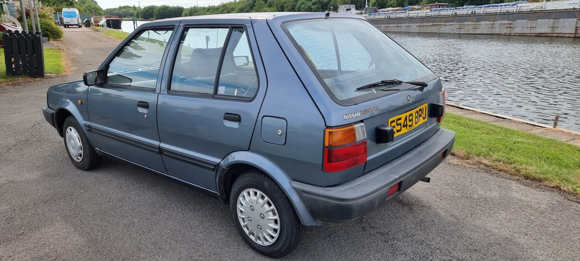1987 Nissan Micra SGL automatic, 998cc. Registration number E549 BPU. Chassis number K10 429826. - Image 3 of 15