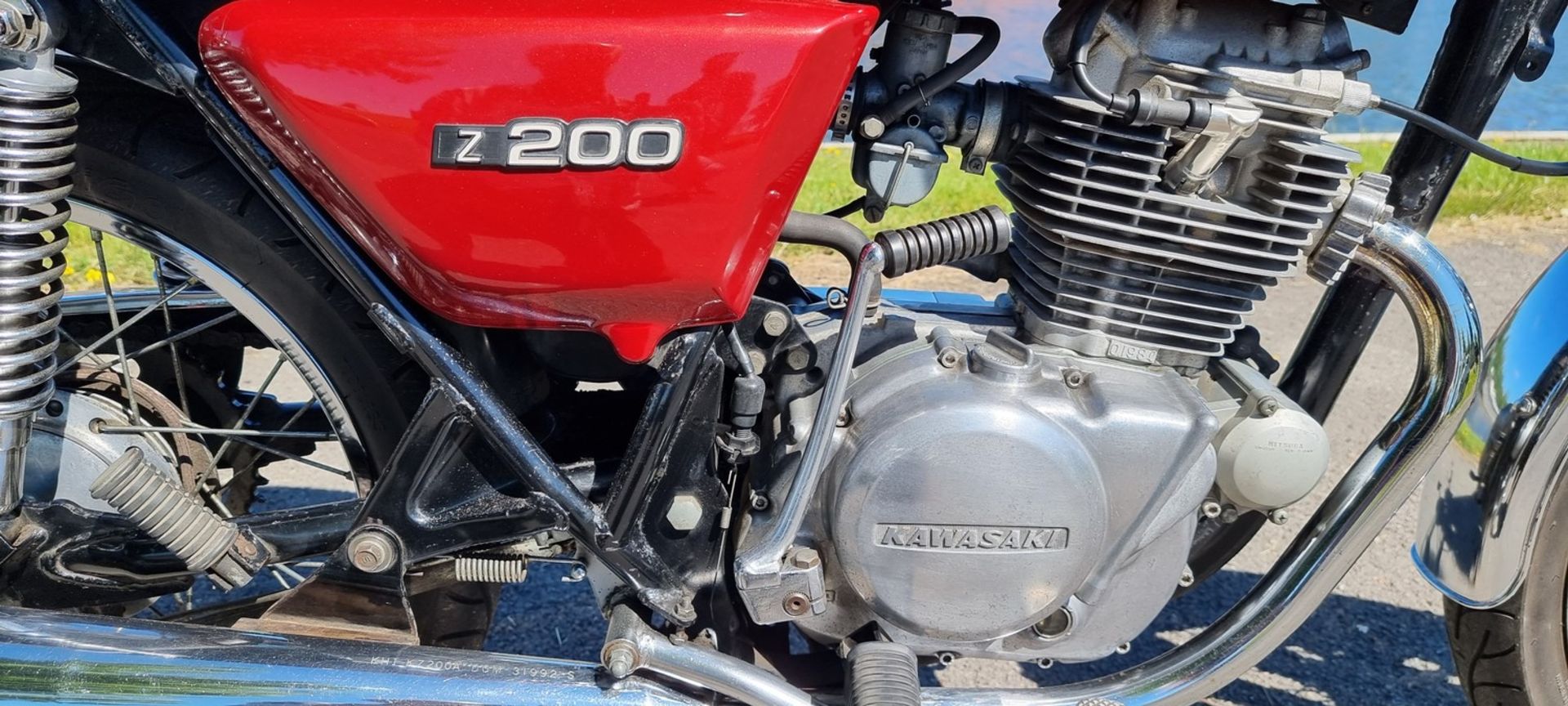 1978 Kawasaki Z200, 198cc. Registration number XCF 992T. Frame number KZ200A-023452. Engine number - Image 6 of 14