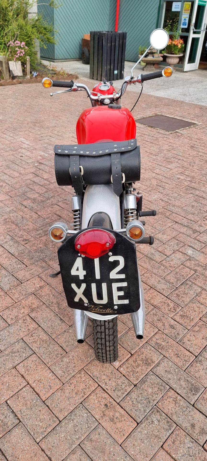 1957 Velocette LE, 200cc. Registration number 412 XUE (non transferrable). Frame number 200/4399/ - Image 4 of 14