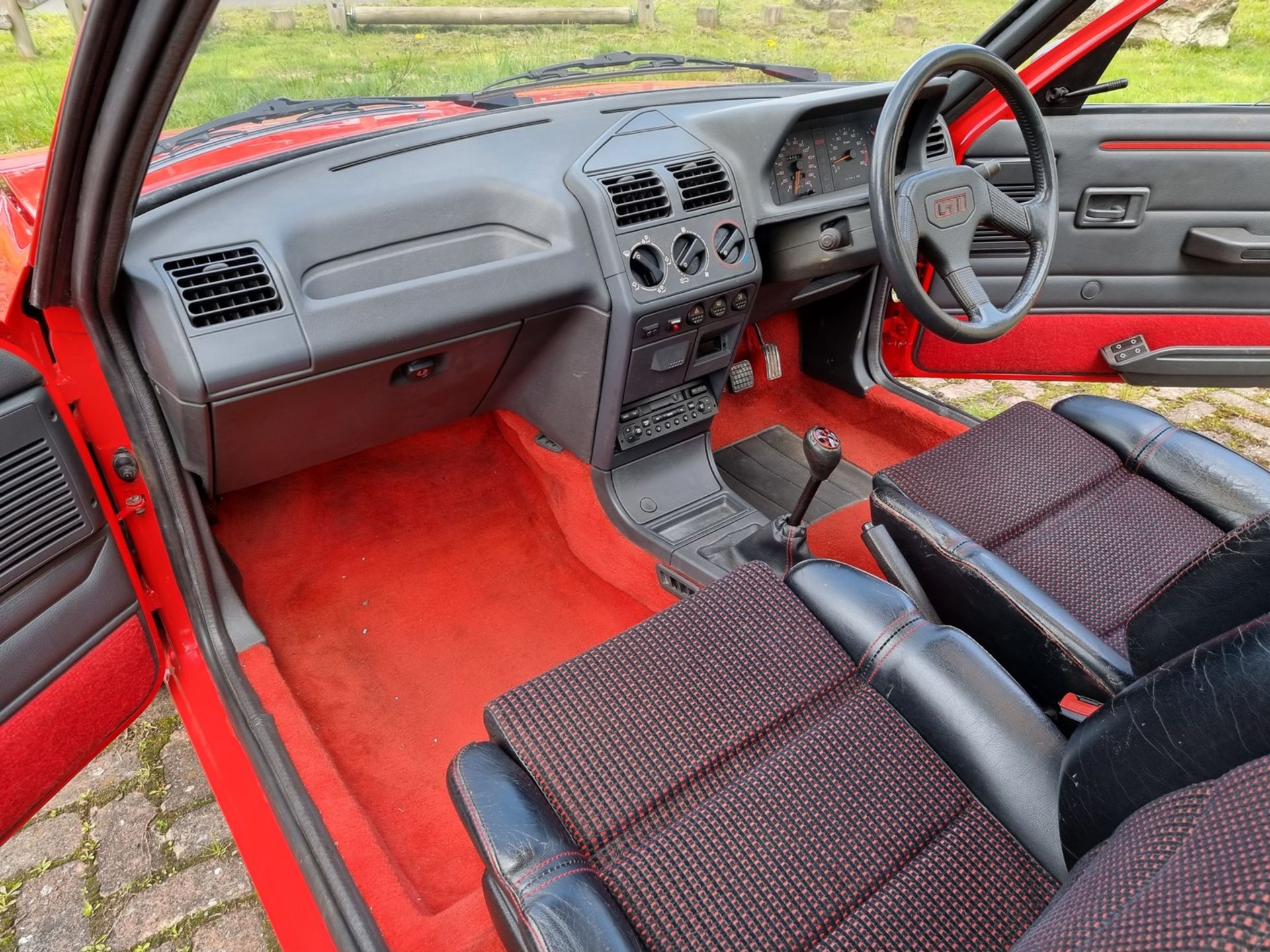 1990 Peugeot 205 1.9 GTI, 1905cc. Registration number G162 EBG. Chassis number VF320CD6223609065. - Image 10 of 23