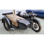 1963 DNEPR KMZ 750, 750cc. Registration number APY 113A. Frame number 1739. Engine number unknown