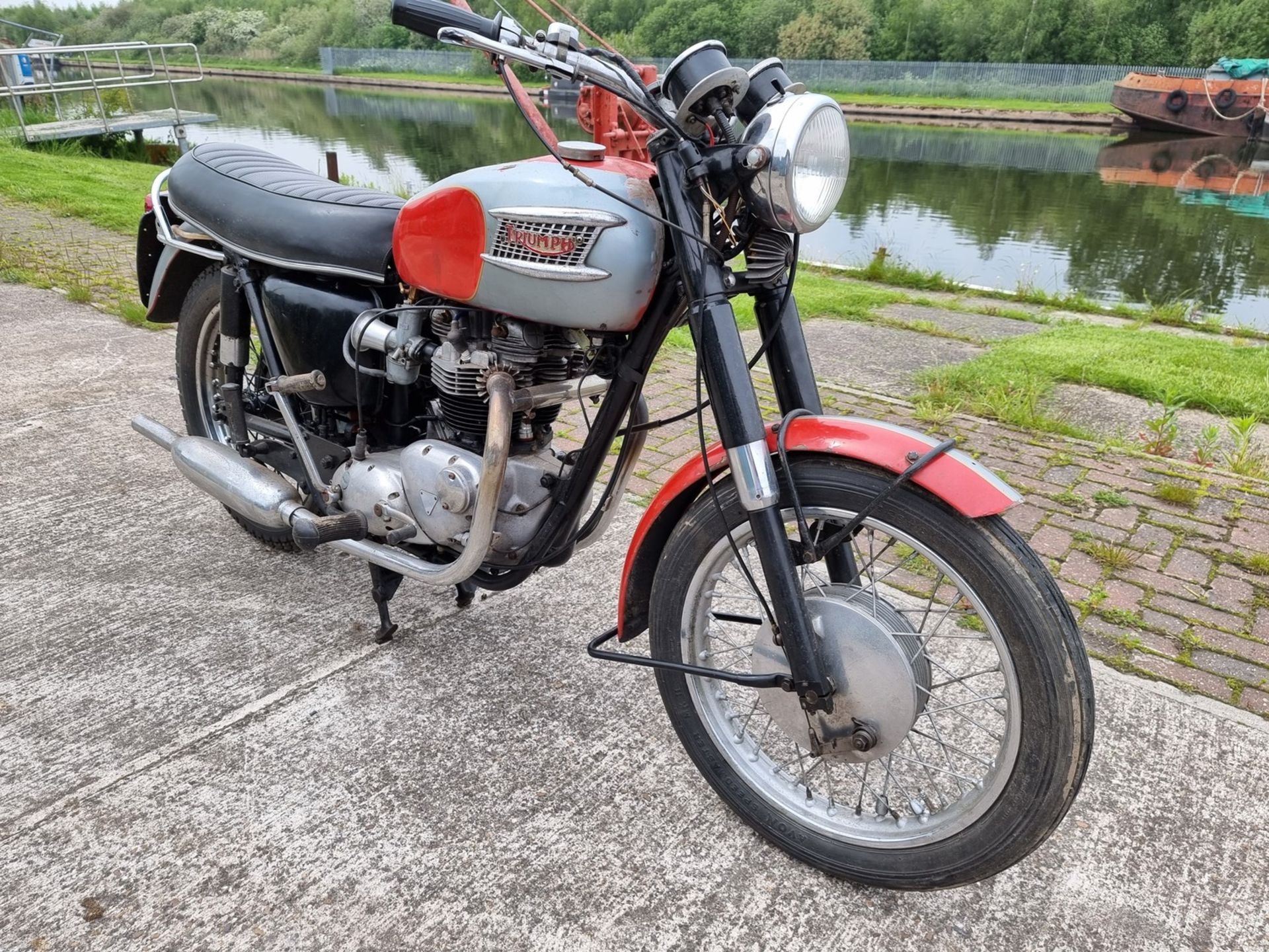 1965 Triumph 6T Thunderbird, 650 cc. Registration number EFW 706C. Frame number 6T DU20186 (not - Image 14 of 14