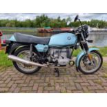 1981 BMW R65, 649cc. Registration number PBY 360W. Frame number 6344737. Engine number 6304629.