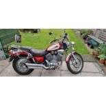 1997 Yamaha Virago 535, 535cc. Registration number P594 SAF. Frame number 2YL0277696. Engine