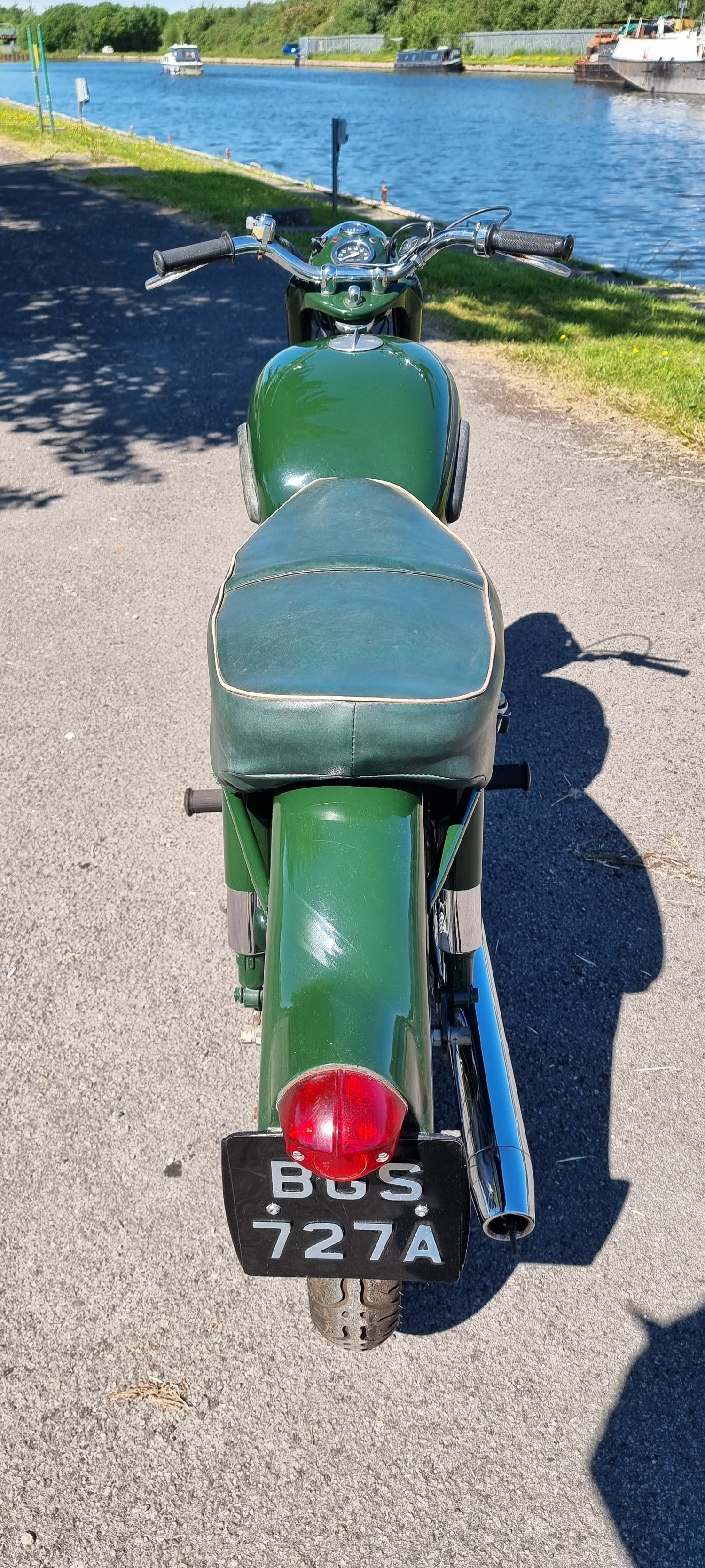 1960 Francis Barnett Falcon 87, 199cc. Registration number BGS 727A. Frame number BF 89027. Engine - Image 4 of 15