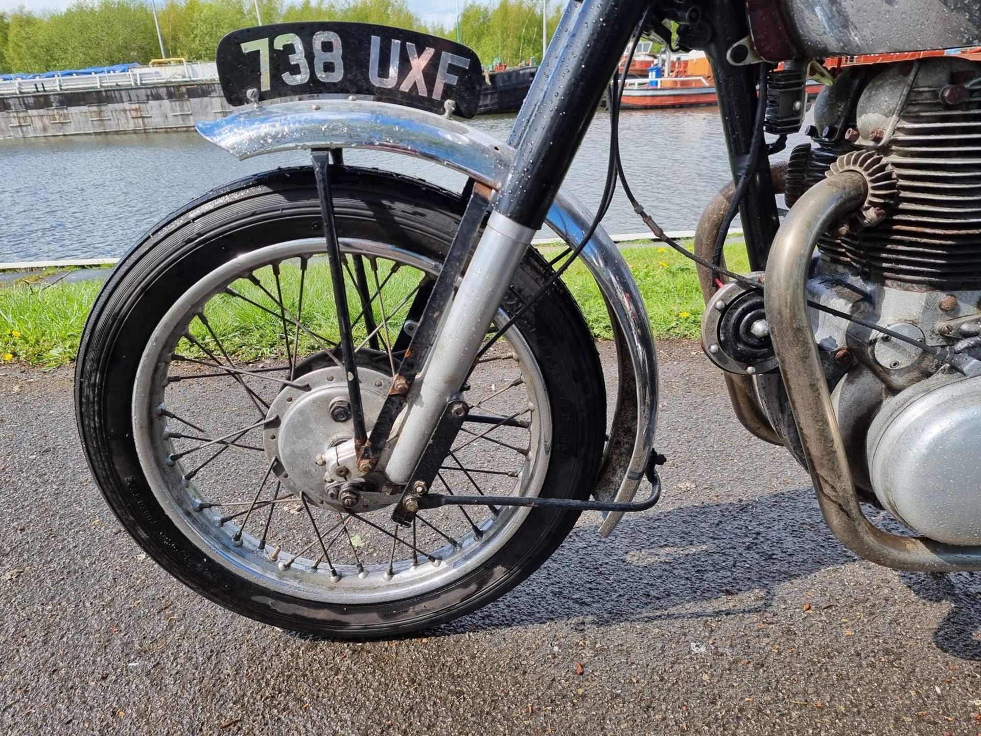 1958 Royal Enfield Constellation, 693 cc. Registration number 738 UXF (non transferrable). Frame - Image 10 of 16