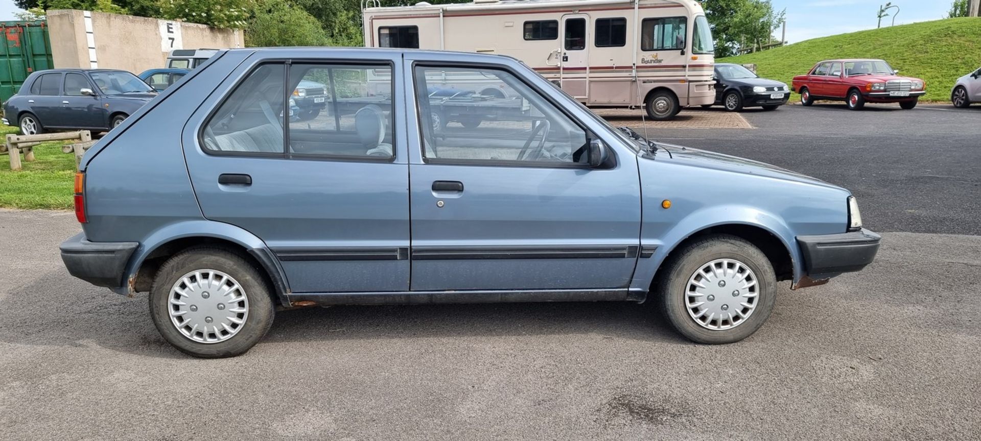 1987 Nissan Micra SGL automatic, 998cc. Registration number E549 BPU. Chassis number K10 429826. - Image 7 of 15