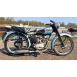 1955 Triumph Tiger Cub, 200cc. Registration number VTN 180. Frame number T11013 (not found).