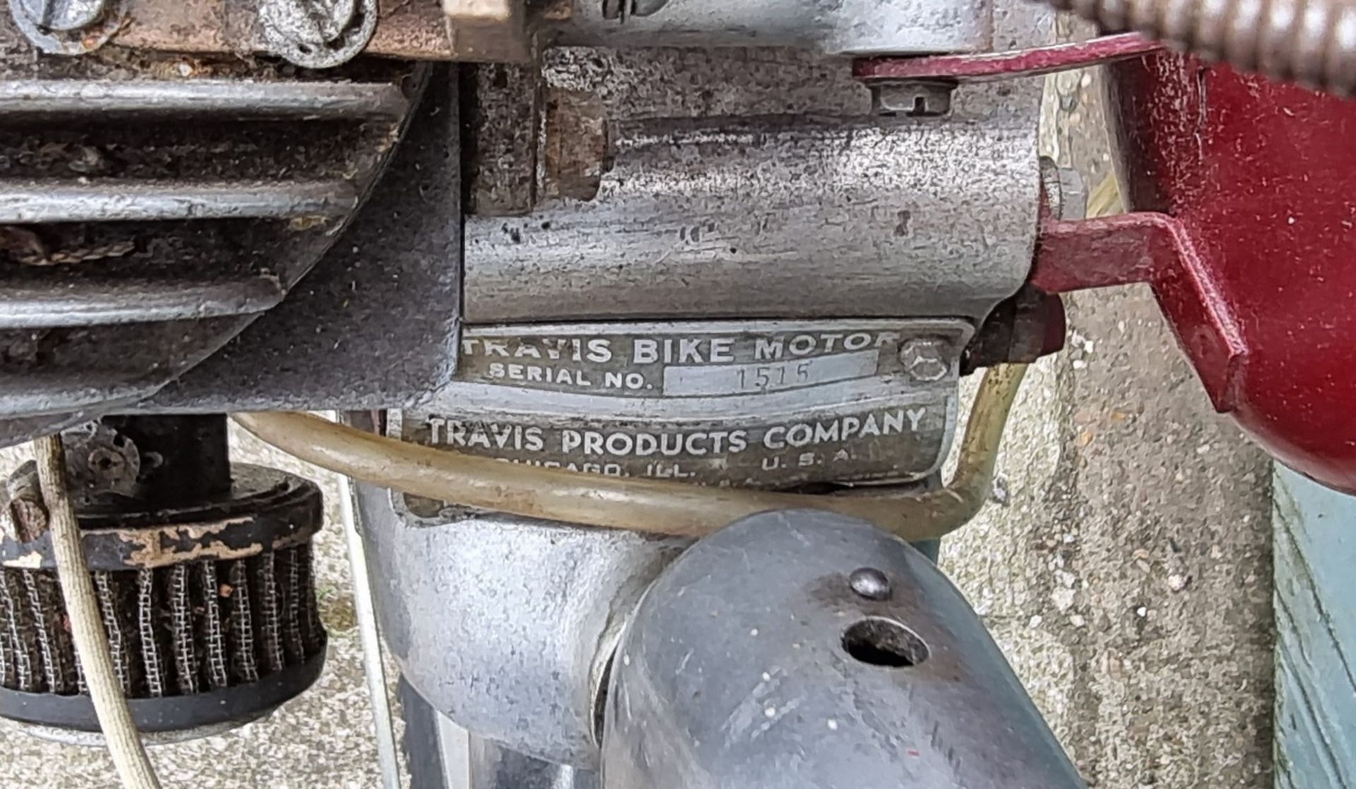 Travis engined bicycle, 1.5hp, c. 1950. Engine serial number 1515. The Travis Motor Kit was built by - Image 6 of 10