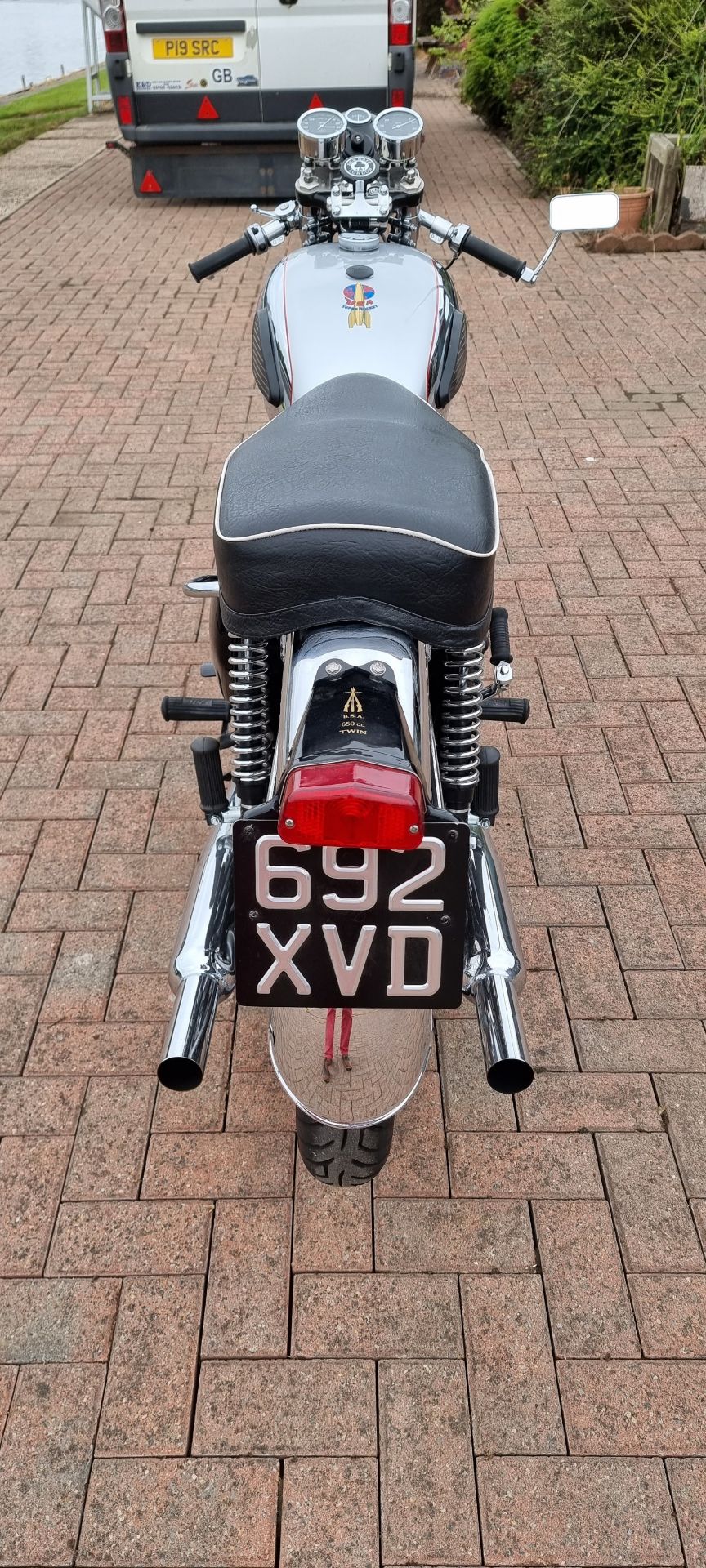 1961 BSA A10 Super Rocket, 646cc. Registration number 692 XVD (non transferrable). Frame number - Image 4 of 17