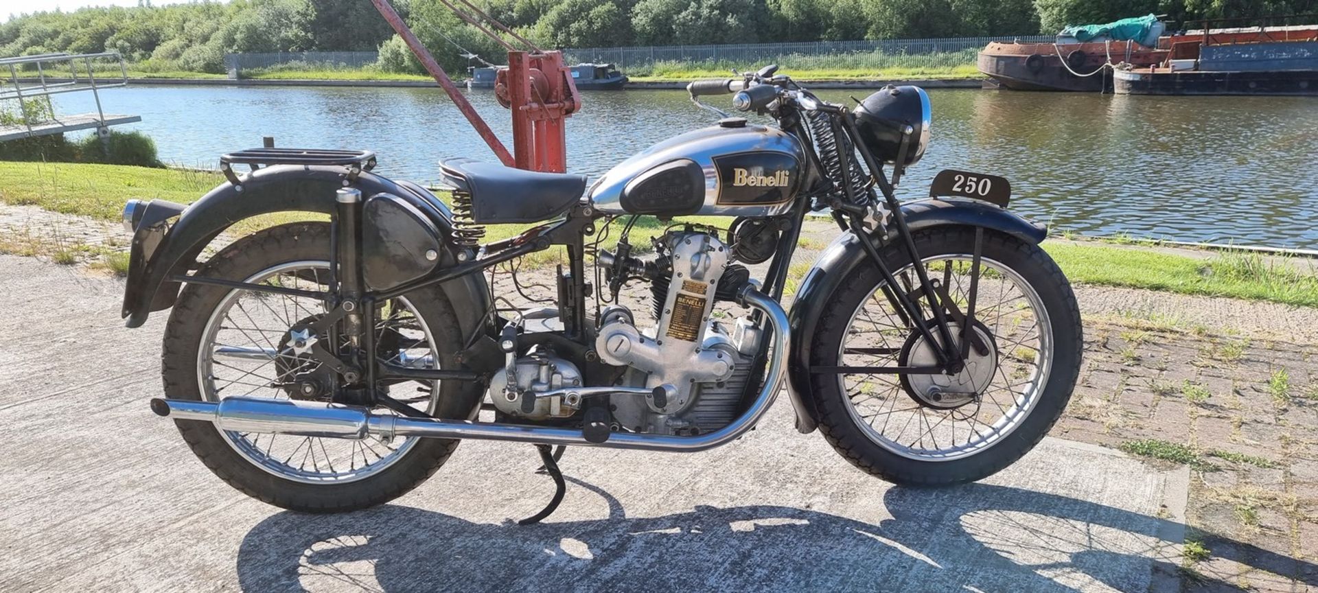 1938 Benelli M37 250 TNE, 248cc. Registration number 741 XUN. Frame number 25-10352. Engine number