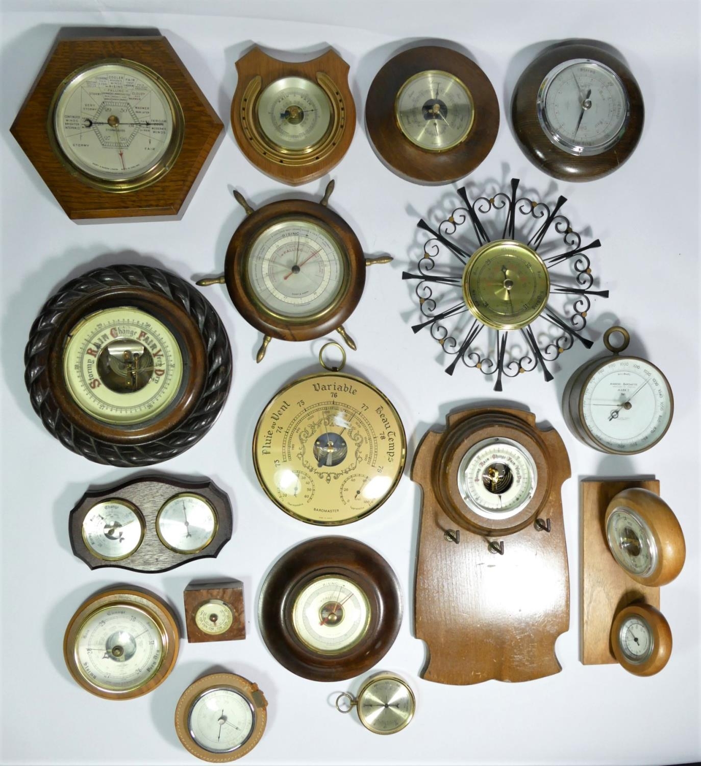 A collection of barometers - Image 2 of 2