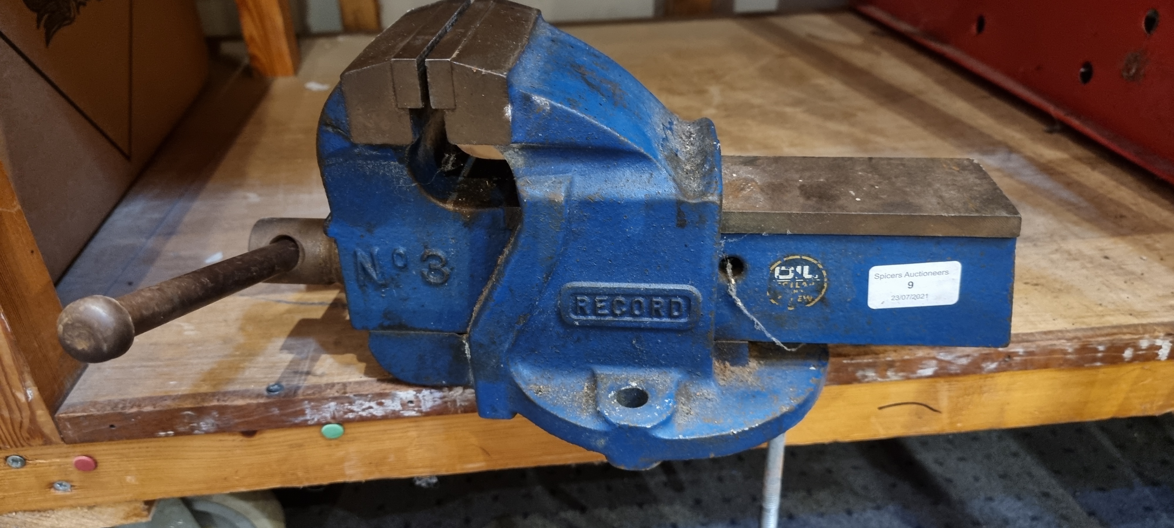 A 'Record' No3 bench vice