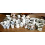 A collection of ceramics & teaware to include, Royal Albert 'country Roses', Masons ware, Aynsley