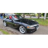 2004 BMW Z4 2.2i SE, 2171cc. Registration number FD54 PFE. Chassis number WBABT12070LP80092. PFE was