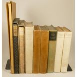 A collection of books to include, Nonesuch Press 'Montaigne's Essays' 2 volumes 1931, No.209 of a