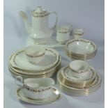 A mid 20th Century 44 piece dinner service by 'Royal Kent' Golden Glory pattern, together with a