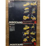 Meccano construction sets to include set No5 and No6, boxed with instructions. (2)