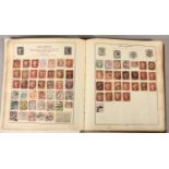 A collection of stamps, to include a Kalian album, a GB album, mid 20th century with 1d reds and a