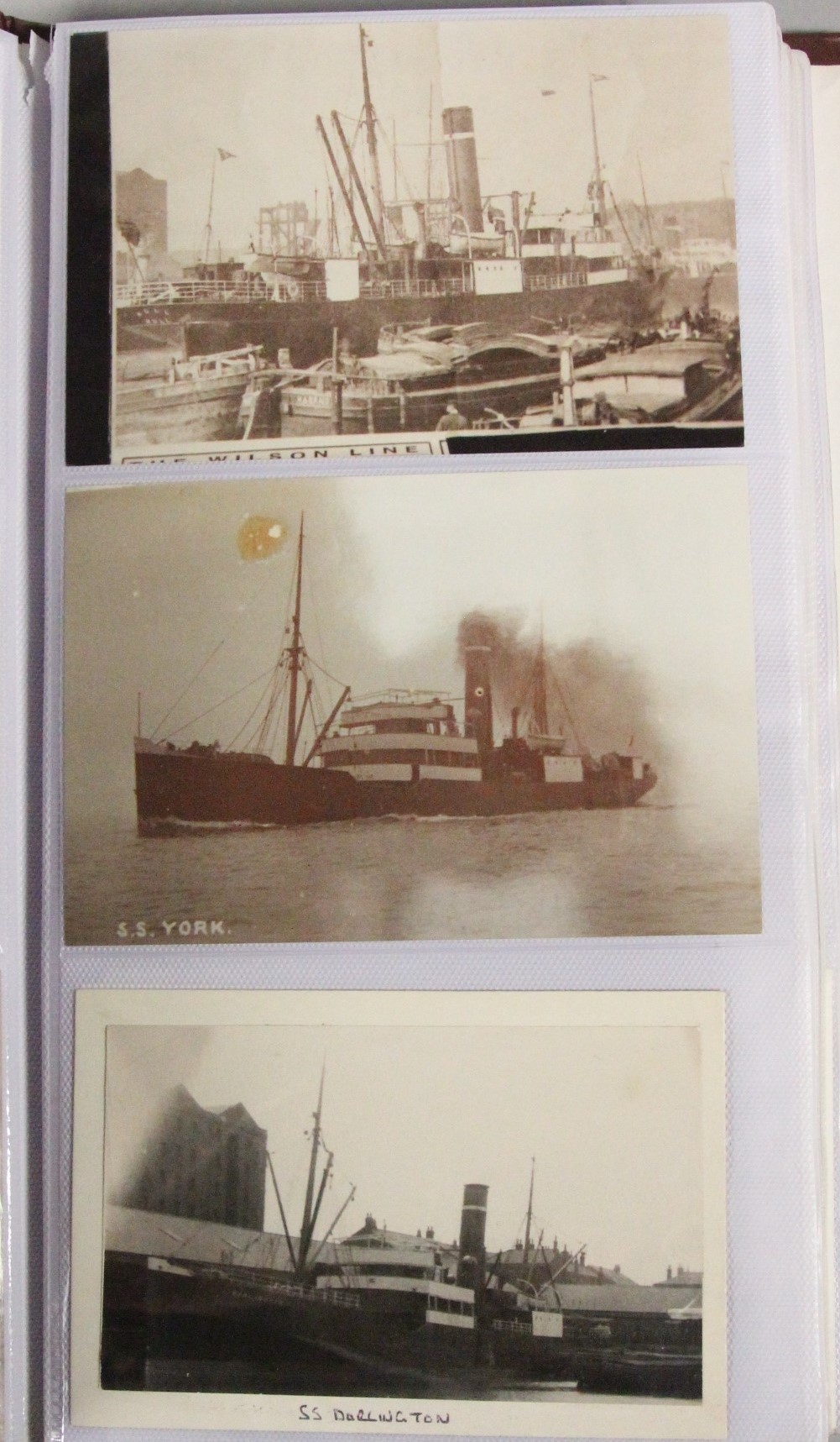 Brian Masterman Collection; four albums of photographic reproductions of nautical postcards, - Image 11 of 12