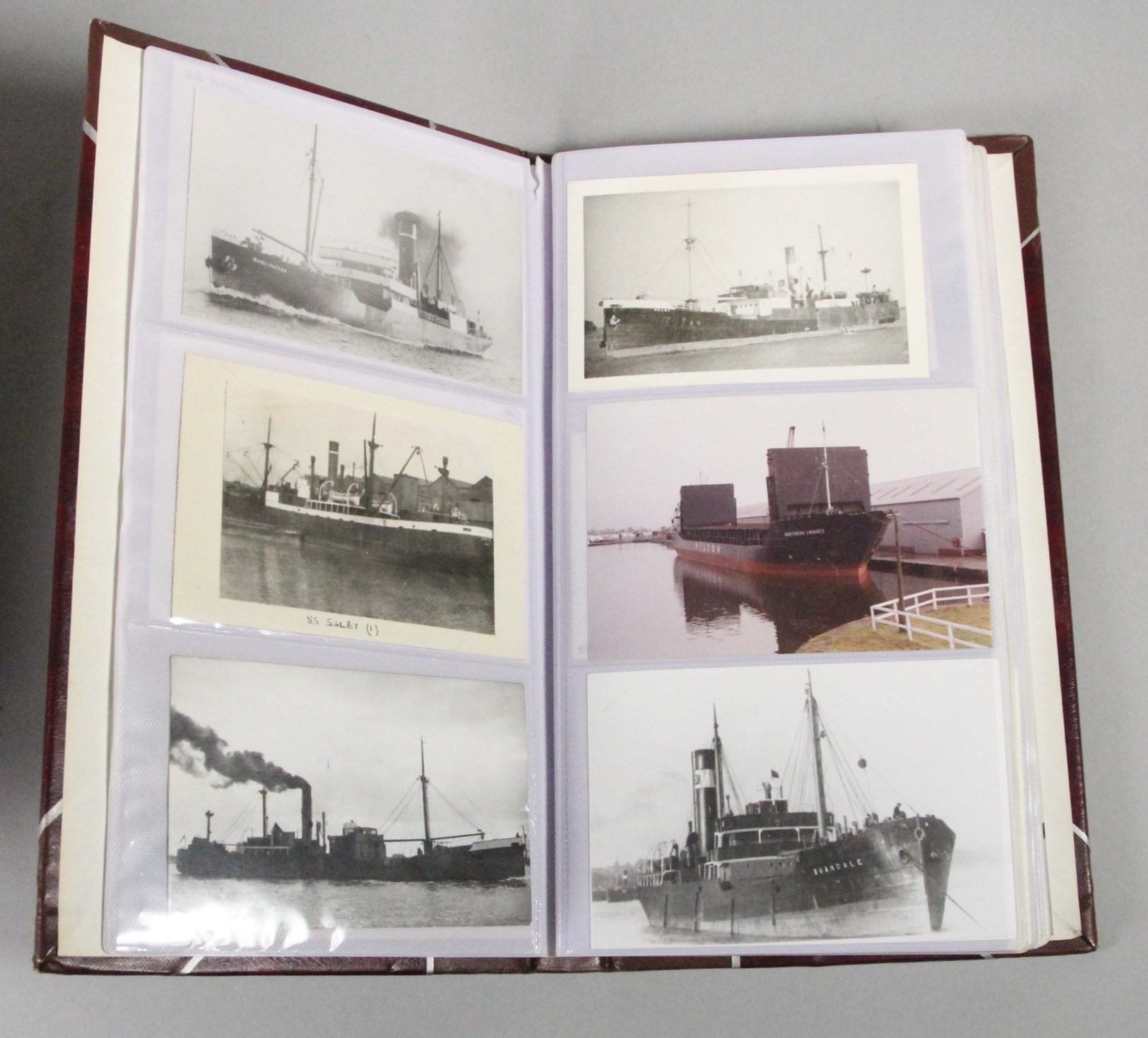 Brian Masterman Collection; four albums of photographic reproductions of nautical postcards, - Image 12 of 12