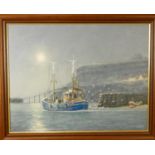 Jack Rigg (1927-), "The Golden Hope at Whitby 1960's" oil on board, signed lower right, 44 x 34 cm